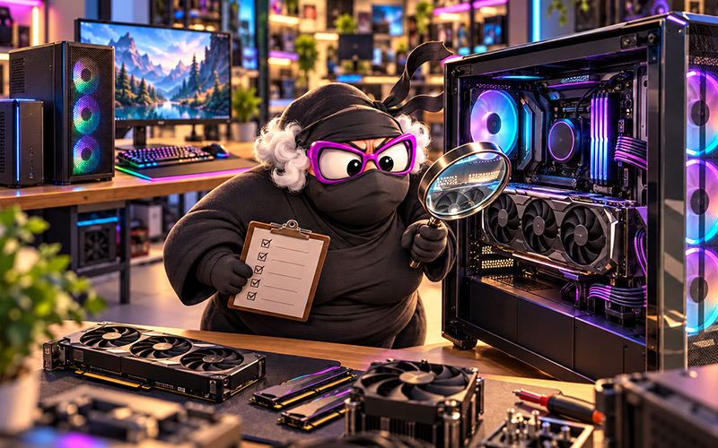 Löydä tarpeisiisi sopiva pelikone | Ninja Mummo